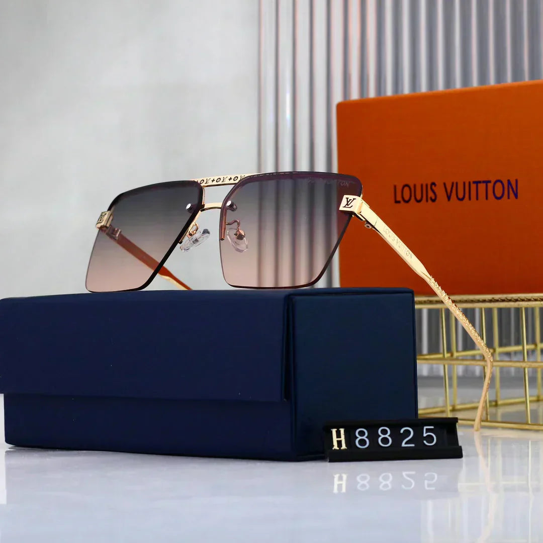 HD Metal Monogram Sunglasses H8825